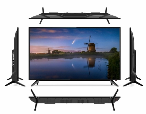 kopen Geraffineerd glas 75 inch Android TV Thin Bezel UHD Smart TV Plastic Housing online manufacture