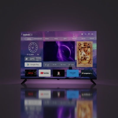 kopen Android TV-platform Smart LED TV met DVB-T2 Digital TV Standard en geavanceerde technologie online manufacture