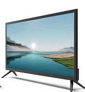 8ms Reactietijd Normale LED 24 INCH TV met zwarte kleur en 50Hz/60Hz Sync Frequency