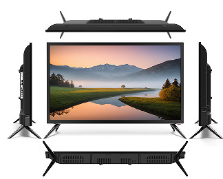 Makkelijke installatie 40 inch LED TV 2K LED TV Metalen behuizing met frame